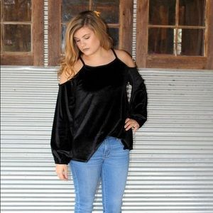 Velvet Cold Shoulder